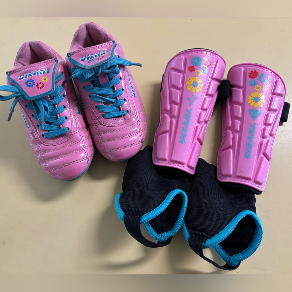Girls Soccer Cleats & Shin Guards